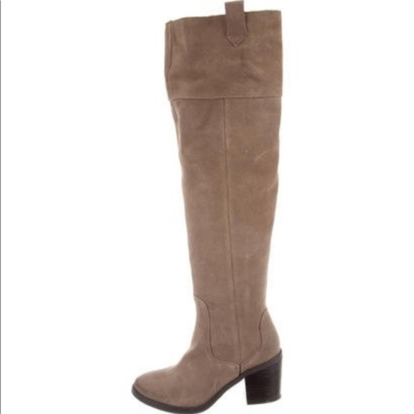 Seychelles from Anthropologie tan suede OTK Boots - Picture 7 of 8